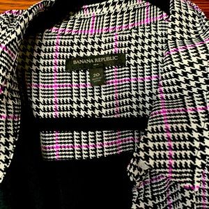 Banana Republic Plaid Houndstooth dress